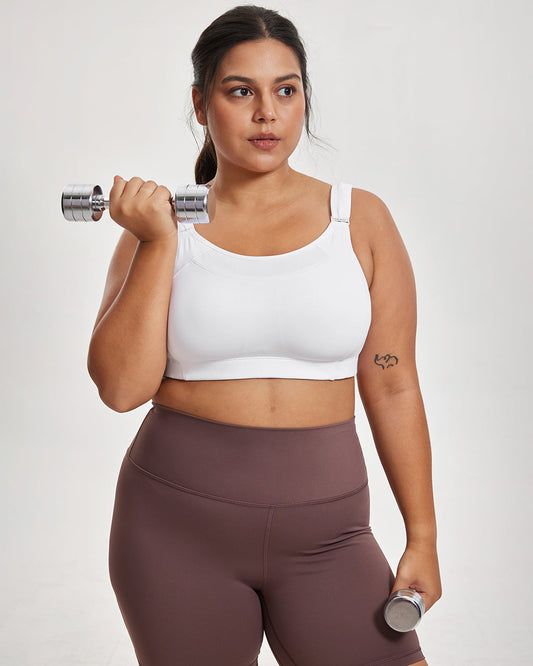 Front Adjustable Wireless Sports Bra