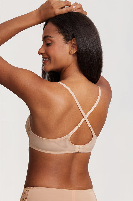 Floral Lace Balconette Bra